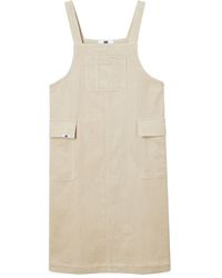 Chocoolate - Flap-Pocket Corduroy Midi Dress - Lyst