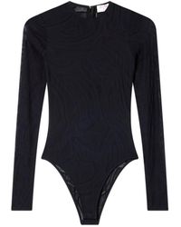 PUCCI - Body Con Motivo Marmo De Manga Larga - Lyst