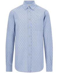 Ferragamo - Hemd Mit Monogramm - Lyst
