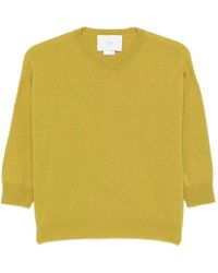 Vanisé - V-Neck Three-Quarter-Sleeve Sweater - Lyst