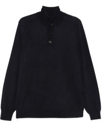 Brioni - Jersey con cuello alzado - Lyst