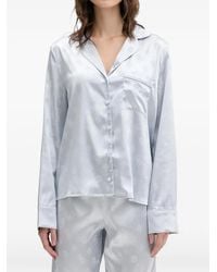 Guess - Sylvie Logo-Print Pocket Pajamas - Lyst