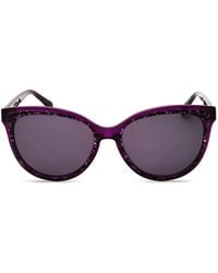 Draper James - Floral-Pattern Round-Frame Sunglasses - Lyst