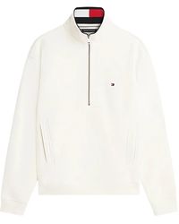 Tommy Hilfiger - Quarter-Zip Flag Sweater - Lyst