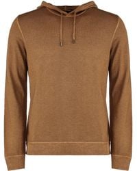 Moorer - Hooded Ribbed Sweater - Lyst