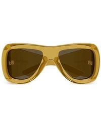 Saint Laurent - Sl 902 Howl Geometric-Frame Sunglasses - Lyst