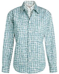 Tod's - Printed Belt Shirt - Lyst