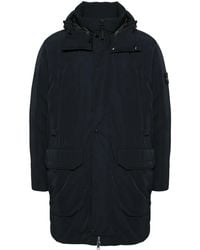 Stone Island - Compass-Badge Hooded Jacket - Lyst