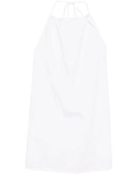James Perse - Robe Mi-Longue En Popeline - Lyst
