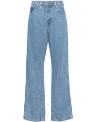 7 For All Mankind - Tessa Valentine High-rise Straight-leg Jeans - Lyst