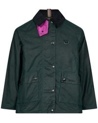 Barbour - X Paul Smith Loves Long Spey Waxed Jacket - Lyst