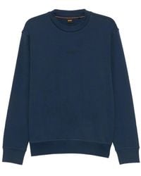 BOSS - Logo-Detail Sweatshirt - Lyst
