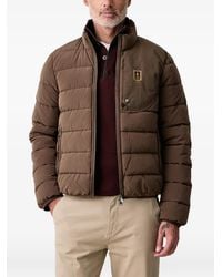 Aeronautica Militare - Freece Tricolori Quilted Logo-Patch Jacket - Lyst