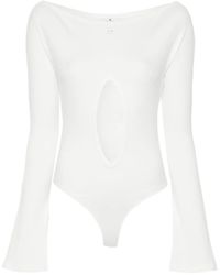 Courreges - カットアウト ボディスーツ - Lyst