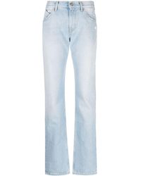 The Attico - High-waisted Straight-leg Jeans - Lyst