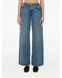 AMISH - Distressed Cotton Jeans - Lyst