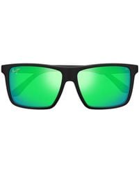 Maui Jim - Mamalu Bay Square-Frame Sunglasses - Lyst