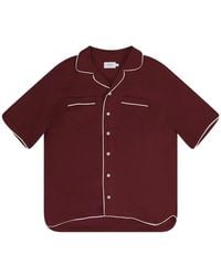 Rhude - Piping-Detail Short-Sleeve Shirt - Lyst