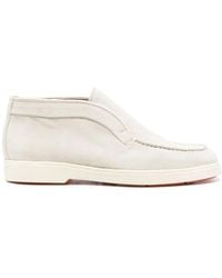 Santoni - Stiefeletten Aus Wildleder - Lyst