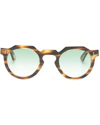 Lesca - Crown Panto Geometric-Frame Sunglasses - Lyst