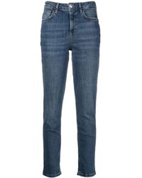 Liu Jo - Halbhohe Skinny-Jeans - Lyst