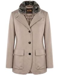 Moorer - Giacca Con Inserti - Lyst