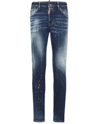DSquared² - ロゴパッチ ジーンズ - Lyst