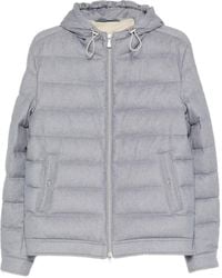 Eleventy - Giacca Trapuntata Con Cappuccio - Lyst