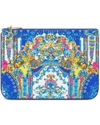 CAMILLA - Petite Pochette Matelassée À Fleurs - Lyst