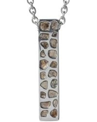 Parts Of 4 - Cuboid Necklace (Half, Short Var. 50Cm, Full Mega Pavé, Pa+Dia) - Lyst