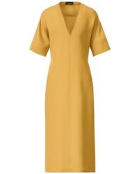 Fabiana Filippi - V-Neck Midi Dress - Lyst