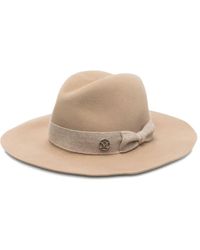Maison Michel - Chapeau À Détail De Nœud - Lyst