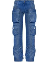 The Attico - Low-Rise Cargo Jeans - Lyst