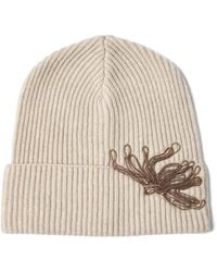 Brunello Cucinelli - Gerippte Beanie mit Kettendetail - Lyst