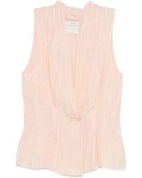 forte_forte - Sleeveless Draped Top - Lyst