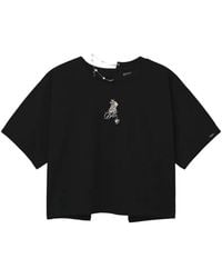 Musium Div. - Embellished Open-Back T-Shirt - Lyst
