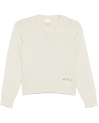 A.P.C. - Gerippter Pullover - Lyst
