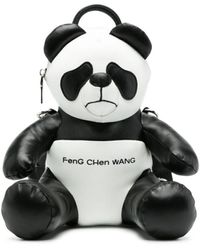 Feng Chen Wang - Panda Sheepskin Backpack - Lyst