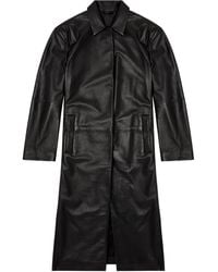 DIESEL - Lancelot Leather Coat - Lyst