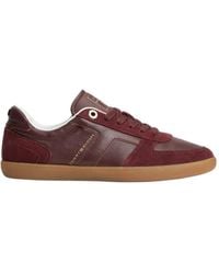 Tommy Hilfiger - Th Tribeca Leather Sneakers - Lyst