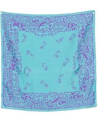 Mantero 1902 - Foulard En Soie Imprimé Bandana - Lyst