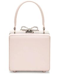Self-Portrait - Crystal Bow-Embellishment Tote Bag - Lyst
