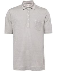 Massimo Alba - Polo En Lin À Manches Courtes - Lyst