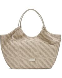 Frau - Herringbone-Effect Tote Bag - Lyst