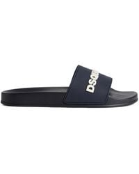 DSquared² - Claquettes À Logo Embossé - Lyst
