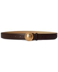 Polo Ralph Lauren - Logo-Plaque Leather Belt - Lyst