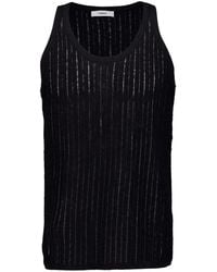 Commas - Pointelle Gebreide Tanktop - Lyst