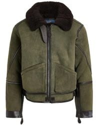 Polo Ralph Lauren - Veste En Mouton Retourné - Lyst