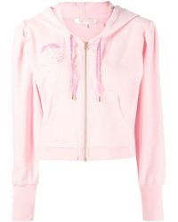 LoveShackFancy - Sudadera Hasana Con Capucha Y Cremallera - Lyst