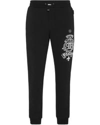 Philipp Plein - Graphic-Detail Tapered Track Pants - Lyst